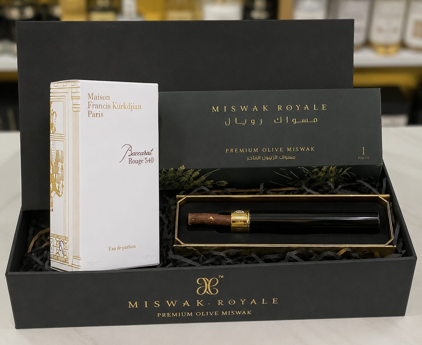Miswak royale + Bakarat rouge 200 ml combo gift