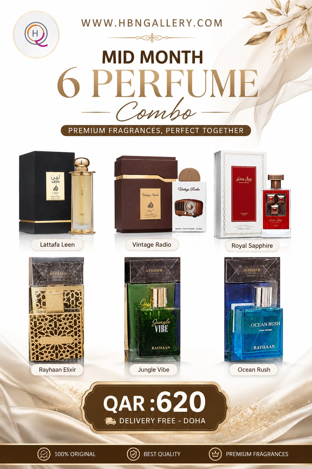 Mid month 6 perfumes combo Aug 26