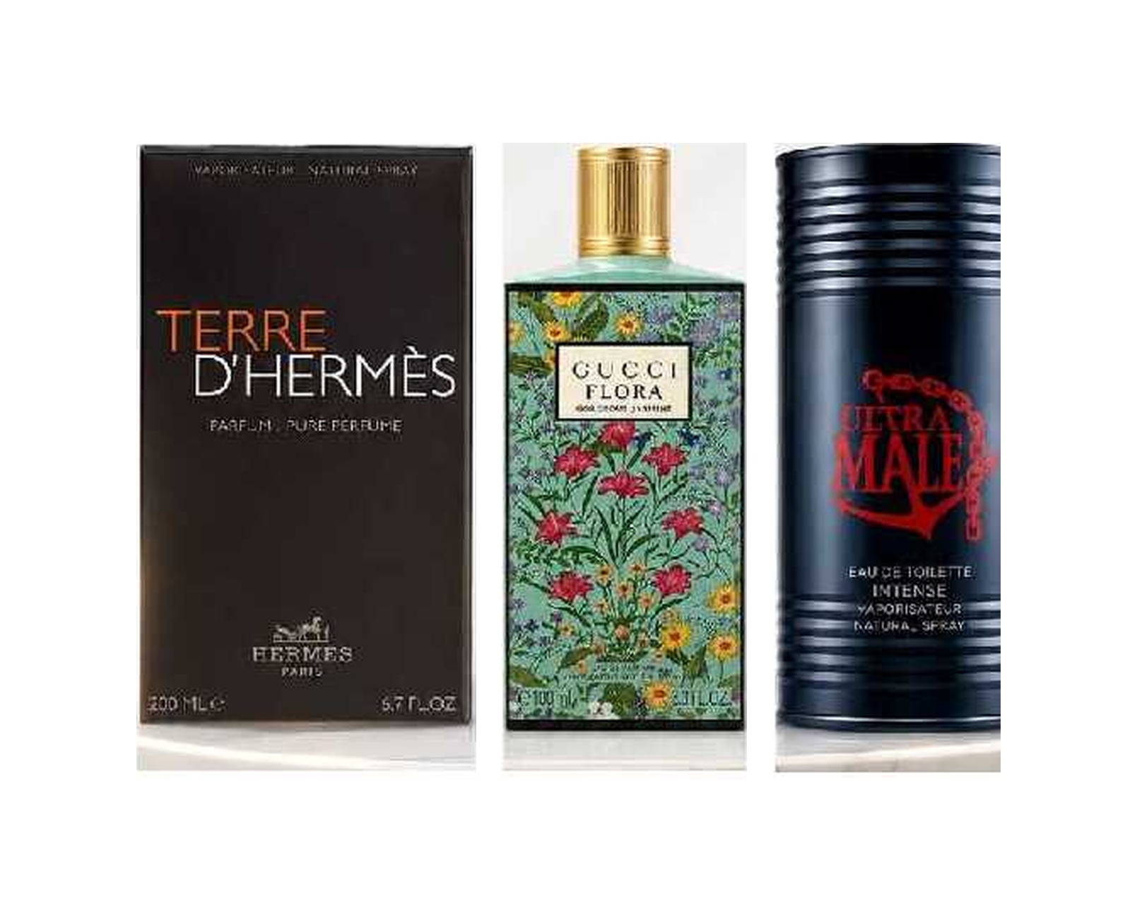 BRAND PERFUMES 3 COMBO _ Gucci _Hermes _Guatlier
