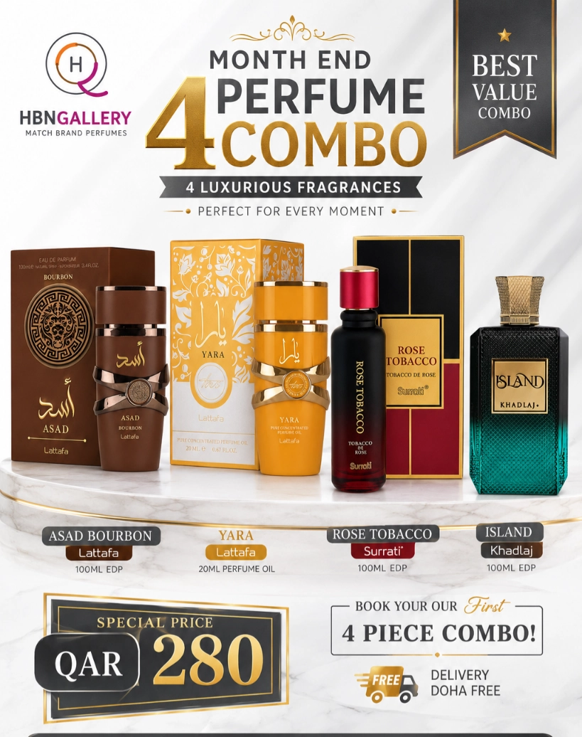 4 perfumes combo Month end Aug 26