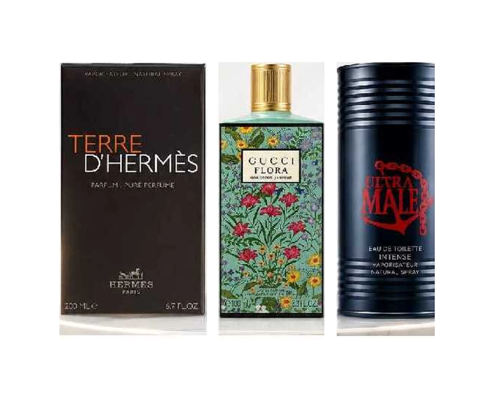 BRAND PERFUMES 3 COMBO _ Gucci _Hermes _Guatlier