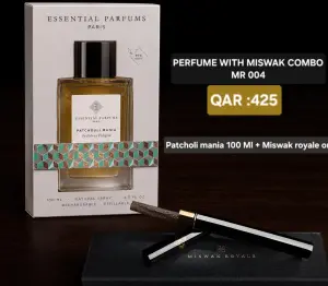 ESSENTIAL PERFUMES -PATCHOLI MANIA + Miswak royal