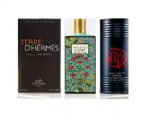 BRAND PERFUMES 3 COMBO _ Gucci _Hermes _Guatlier